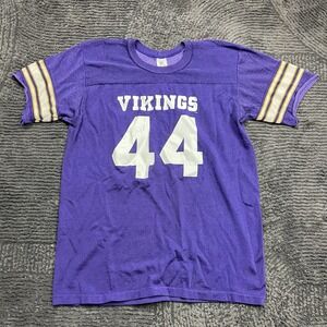 Vintage 1970s Vikings #44 Sears by Rawlings‎ NFL Jersey Youth XL 18–20 Purple